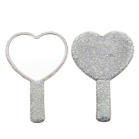 hand held bling mirror